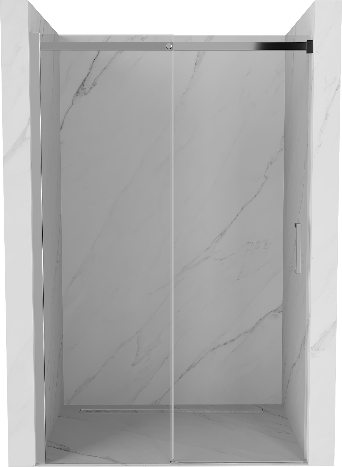 Mexen Omega drzwi prysznicowe rozsuwane 120 cm, transparent, chrom - 825-120-000-01-00